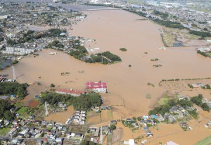 水没した施設